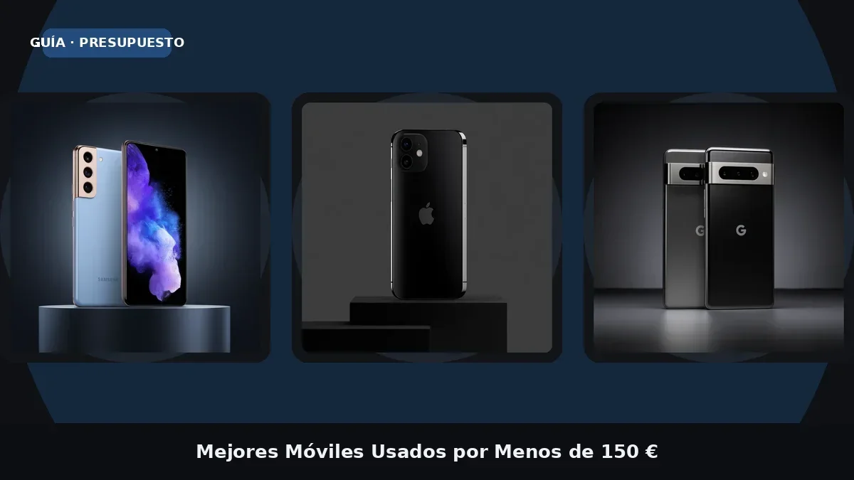 Los mejores móviles usados por menos de 150 euros (2026)